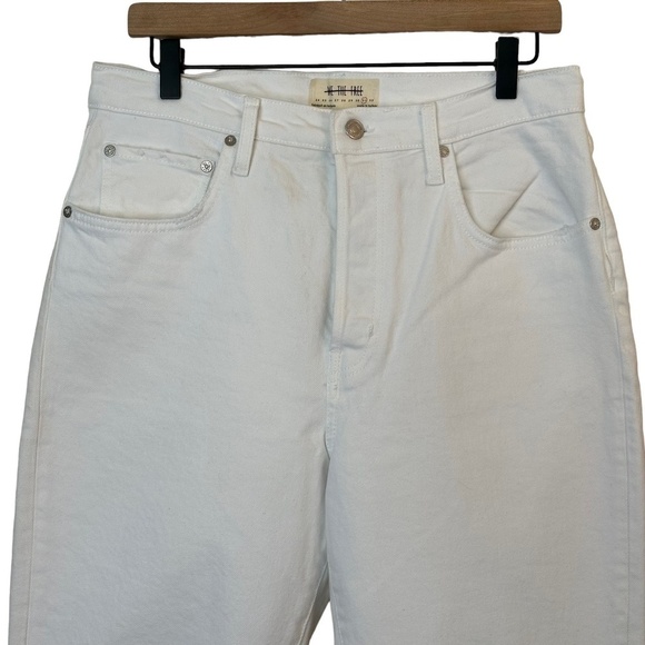 Free People We the Free 5 Button Fly Jeans High Rise Raw hems Distressed Size 31 - Picture 5 of 16